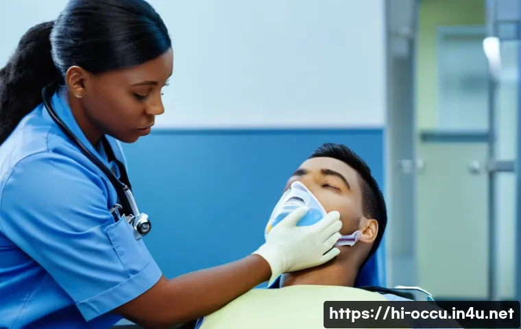 응급구조사 인턴십 후기 - A focused emergency medical technician (EMT) intern wearing a professional uniform and medical glove...